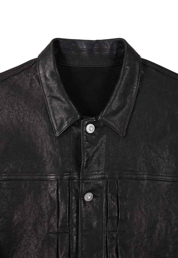 Art if acts - Washed Leather Trucker (Black) product image 8 | TRAB K-Fashion Australia