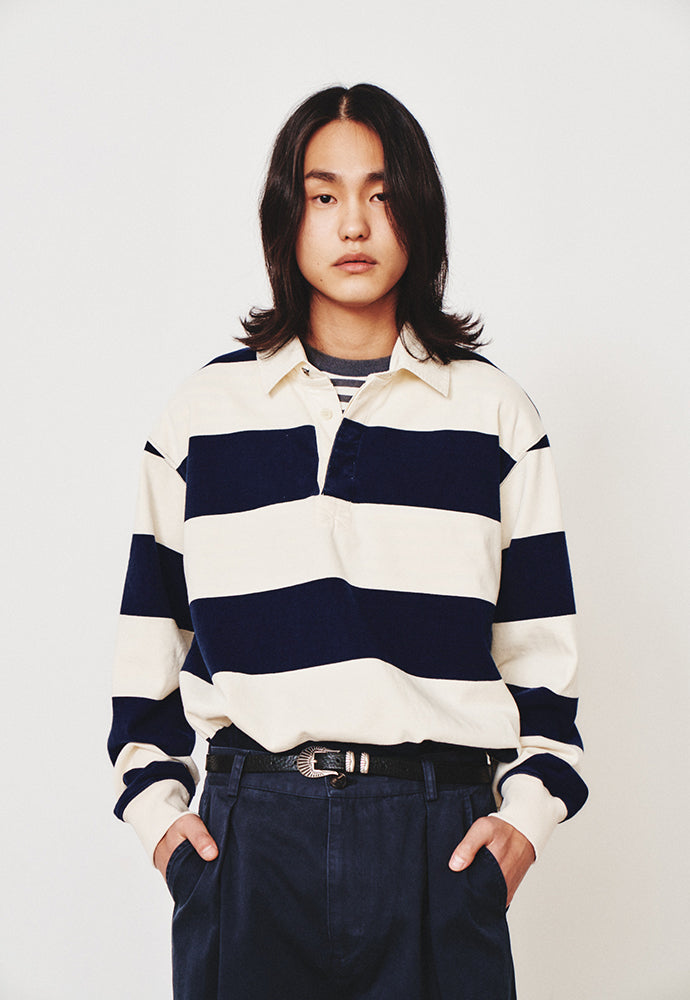 Art if acts - Garment Washed Rugby Tee (Navy) product image 5 | TRAB K-Fashion Australia