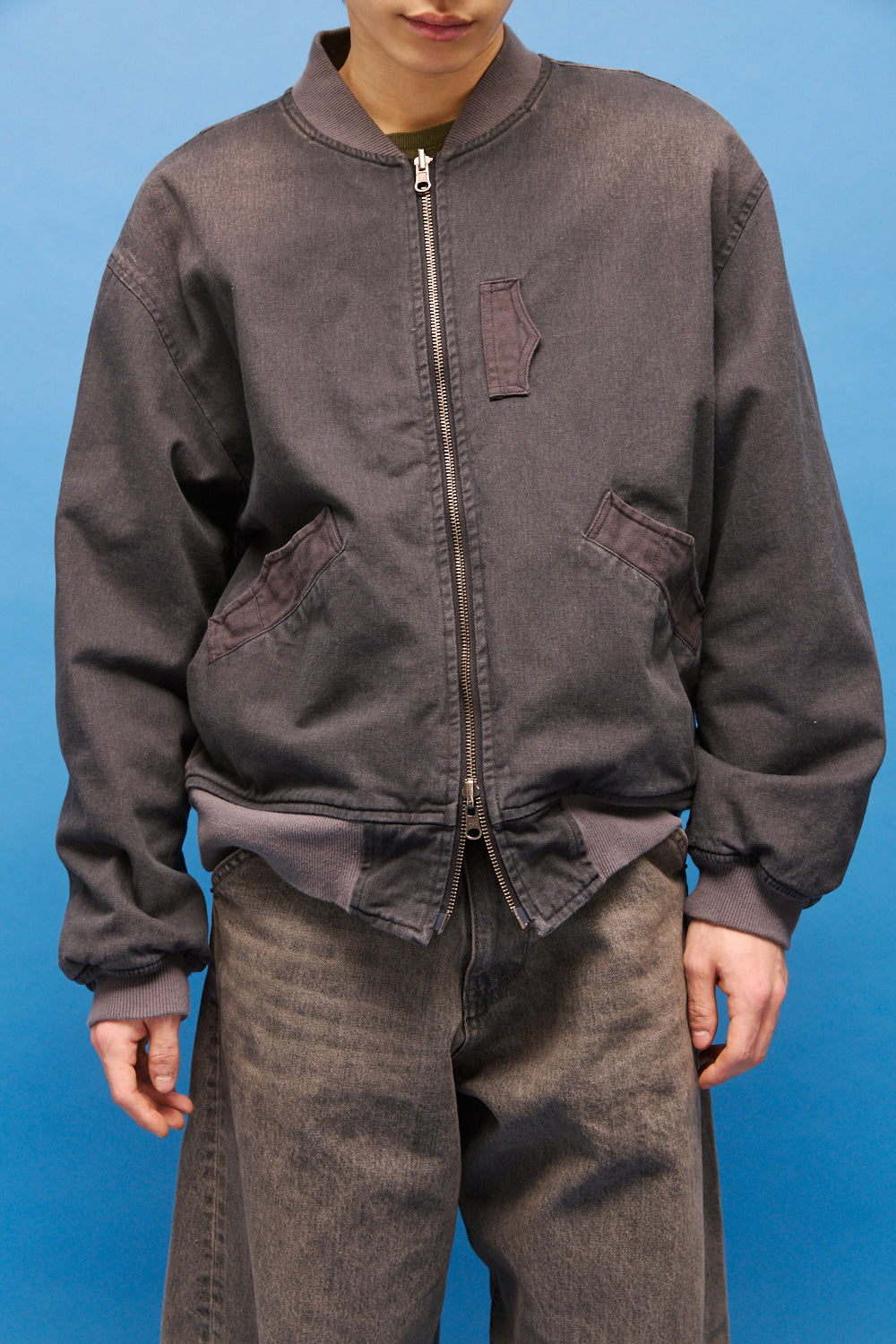 Hatchingroom - Reversible Bomber (Dark Grey) product image 14 | TRAB K-Fashion Australia