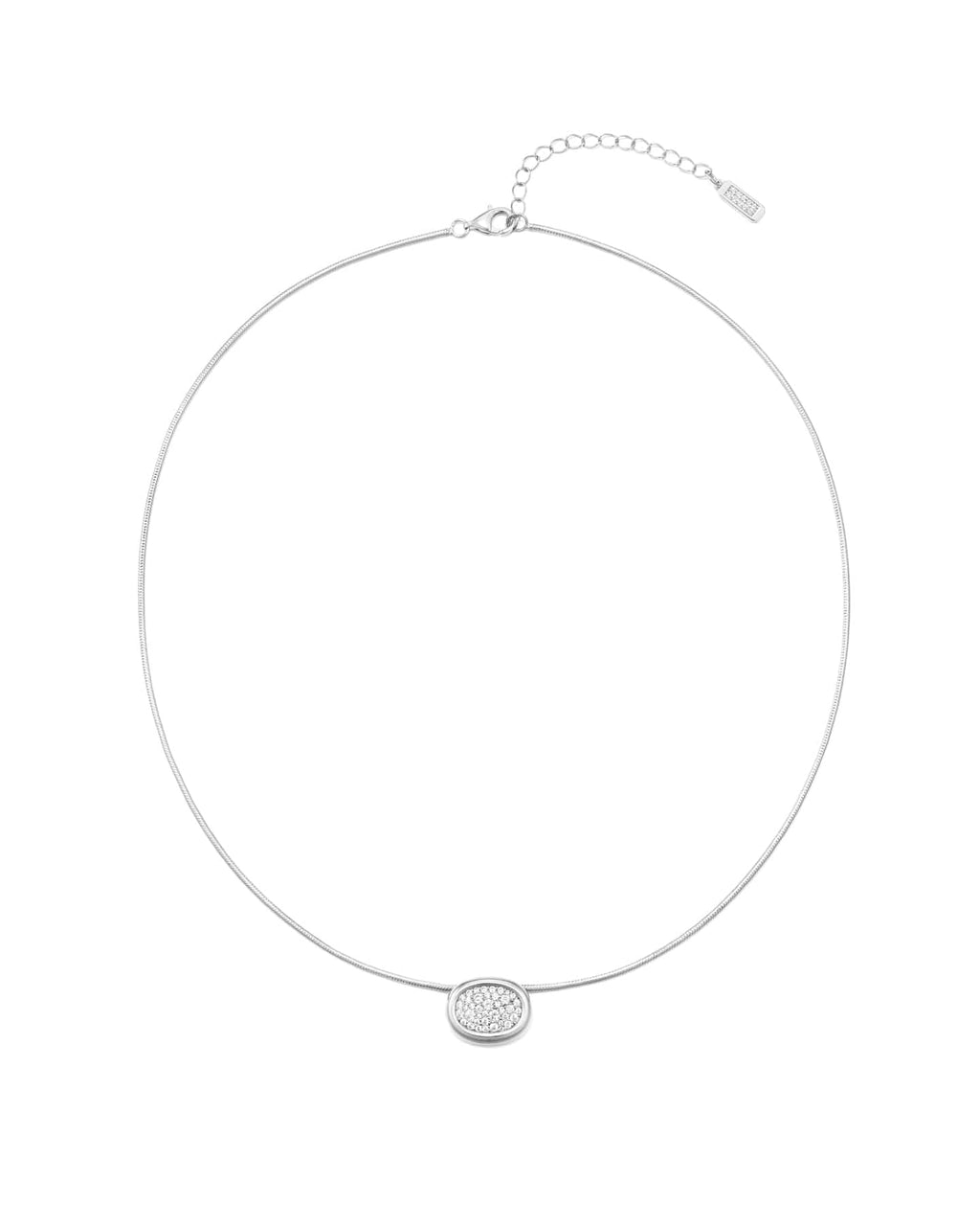 Numbering - Pave Oval Necklace #3805 product image 6 | TRAB K-Fashion Australia