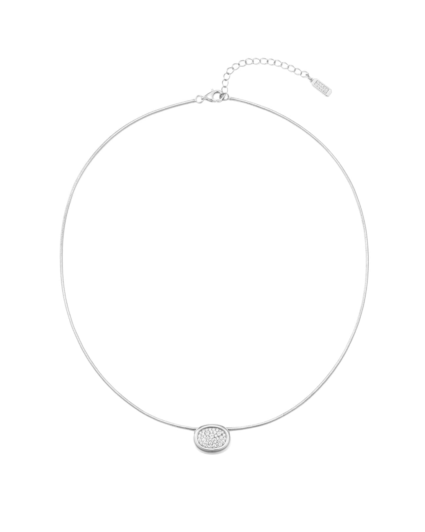 Numbering - Pave Oval Necklace #3805 product image 6 | TRAB K-Fashion Australia