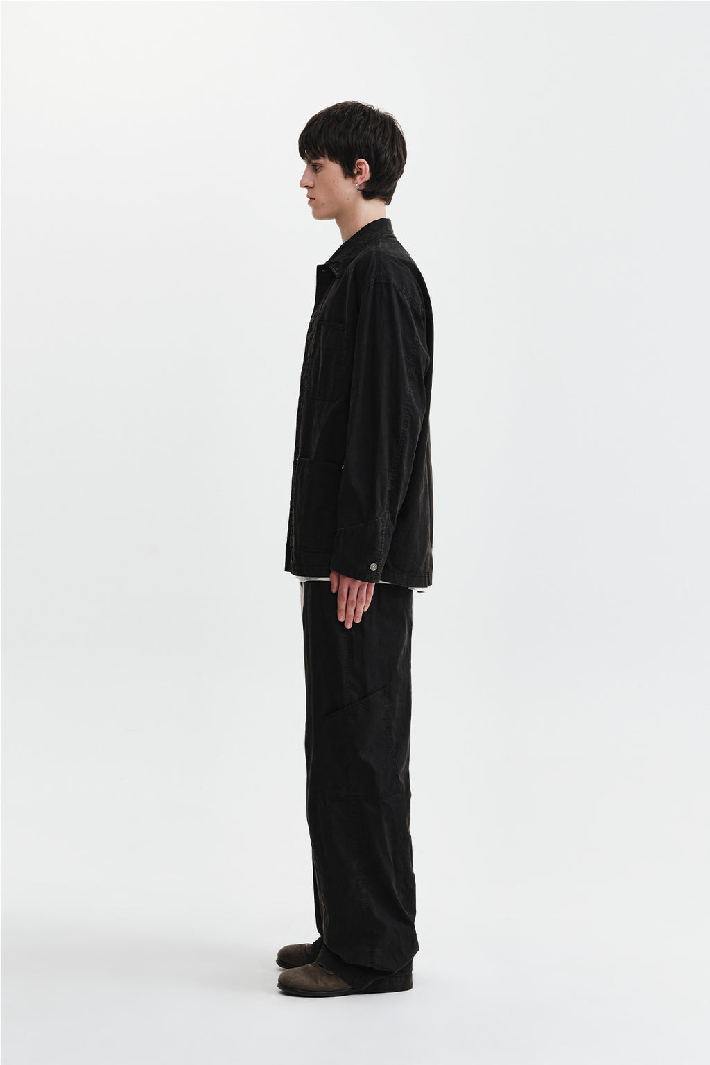Matin Kim - Faded Wax Pants (Black) product image 7 | TRAB K-Fashion Australia