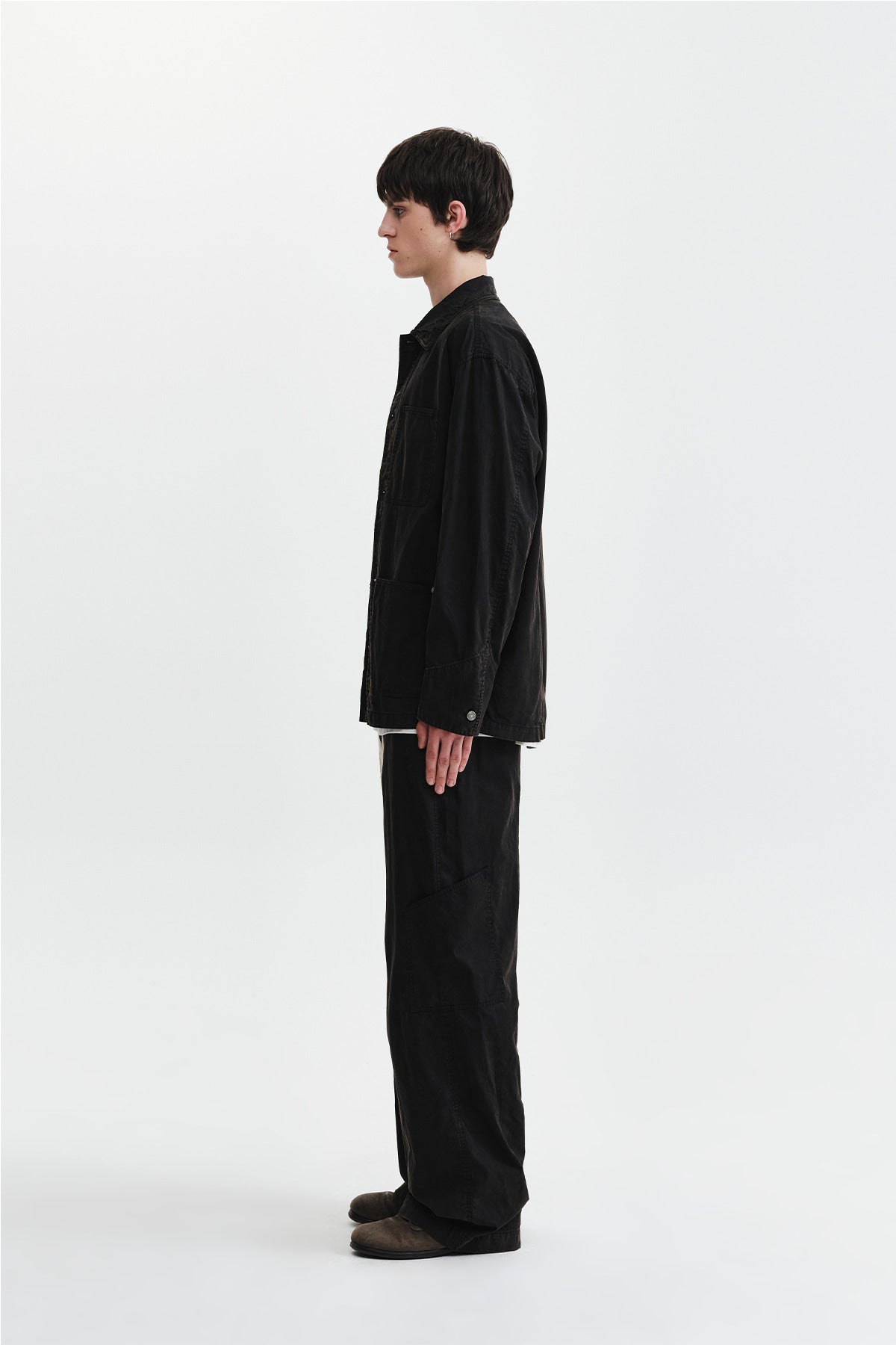 Matin Kim - Faded Wax Pants (Black) product image 7 | TRAB K-Fashion Australia
