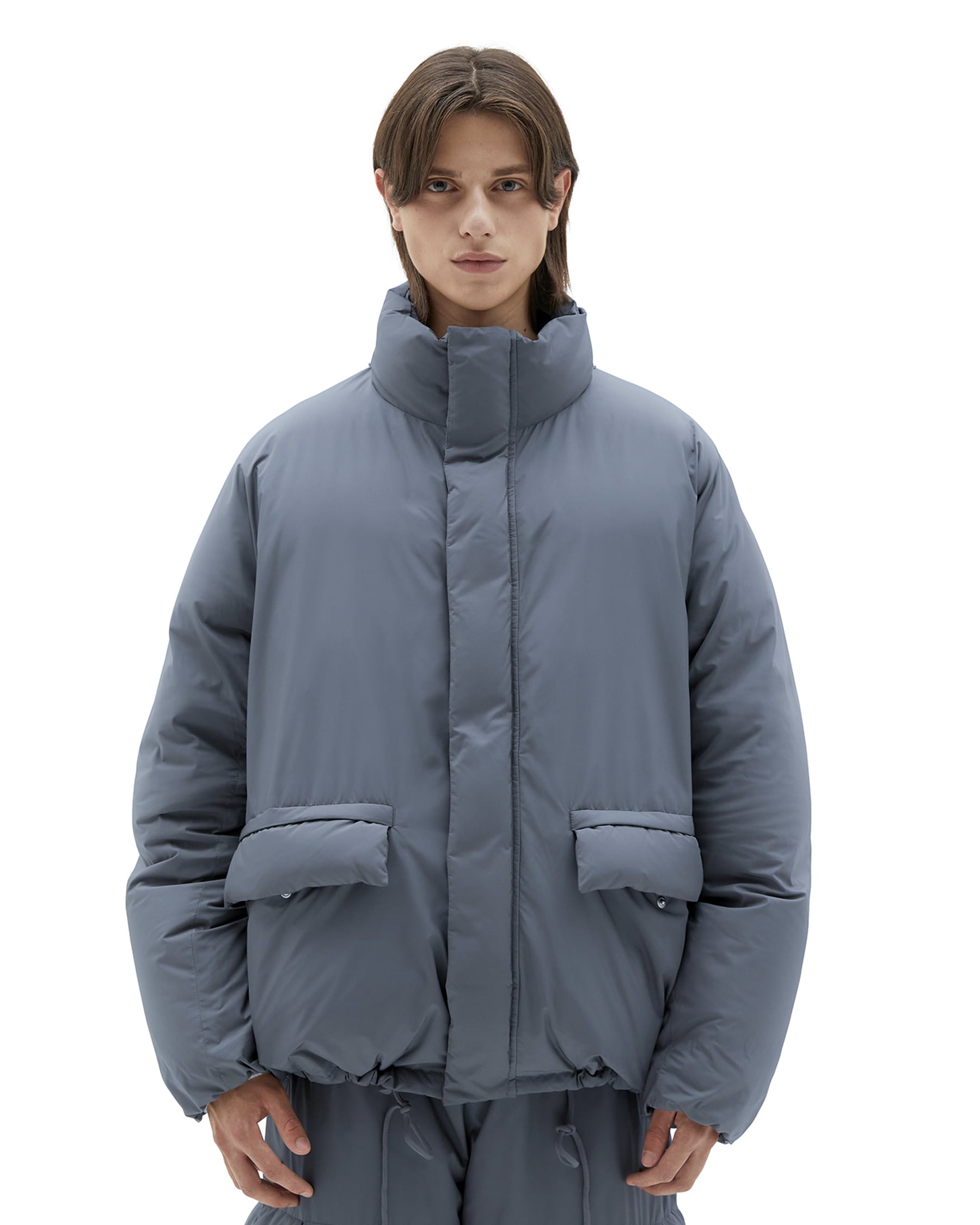 Brownyard - Utility Goose Down Parka (Blue Grey) product image 5 | TRAB K-Fashion Australia