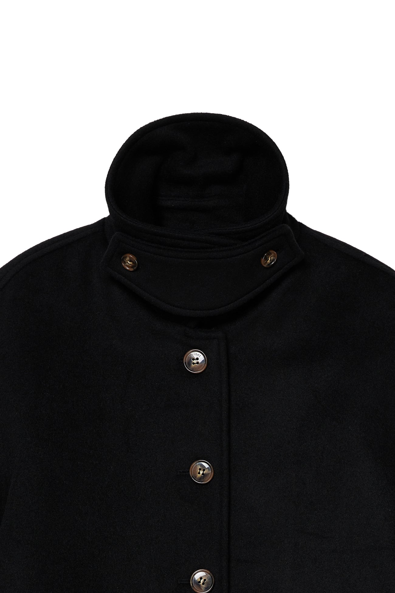 Deinet - Cashmere Blend Overfit Long Coat (Black) product image 4 | TRAB K-Fashion Australia