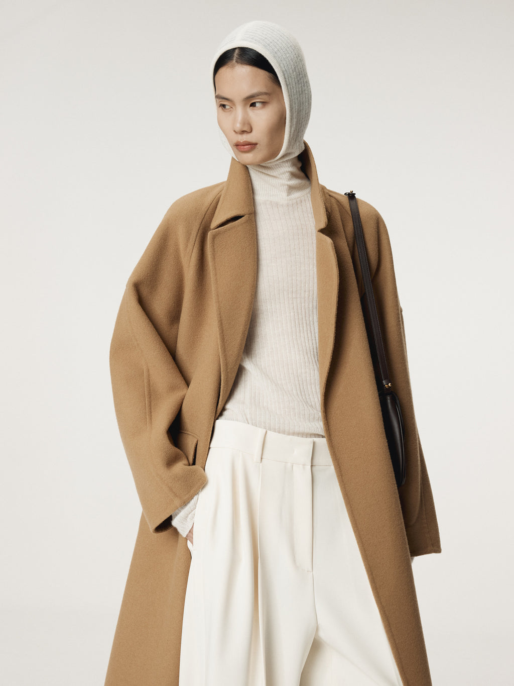 Recto - Classic Belted Handmade Coat (Desert) product image 5 | TRAB K-Fashion Australia