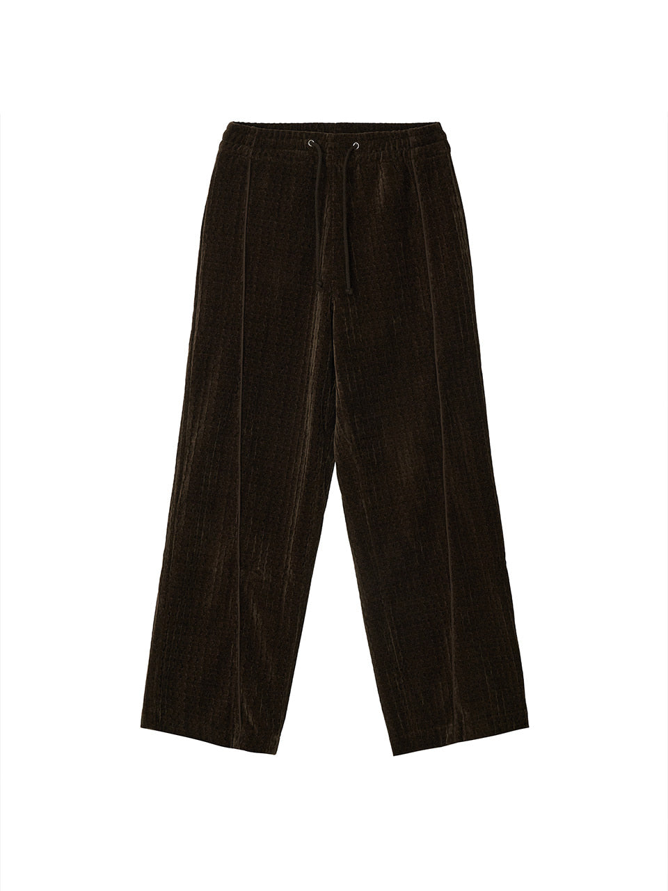 Kijun - Line Velour Pants (Dark Brown) product image 5 | TRAB K-Fashion Australia