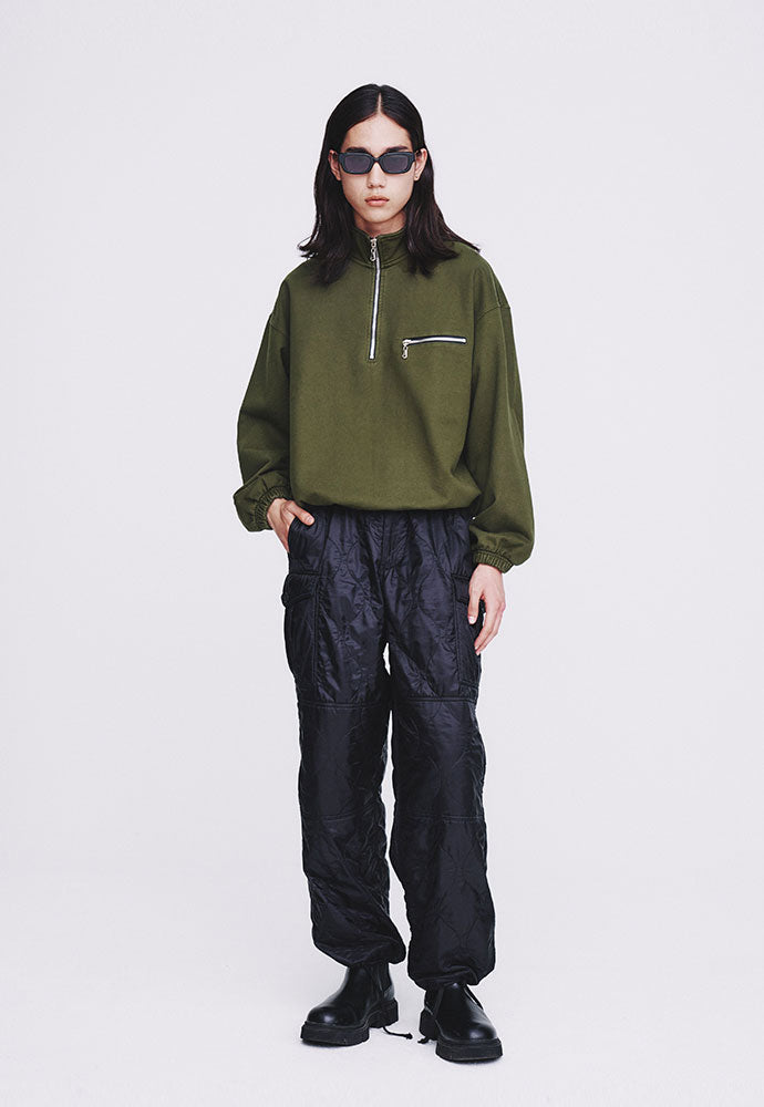 Tonywack - Extra Heavy Sweat Half Zip-Up (Fern Green) product image 3 | TRAB K-Fashion Australia