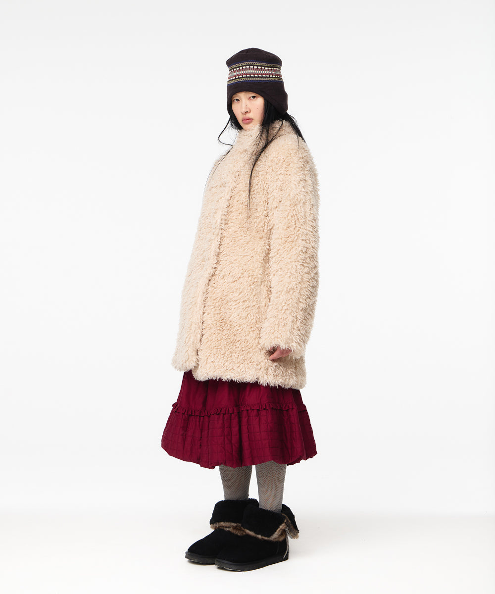 Coyseio - Soft Fur Coat (Light Beige) product image 9 | TRAB K-Fashion Australia