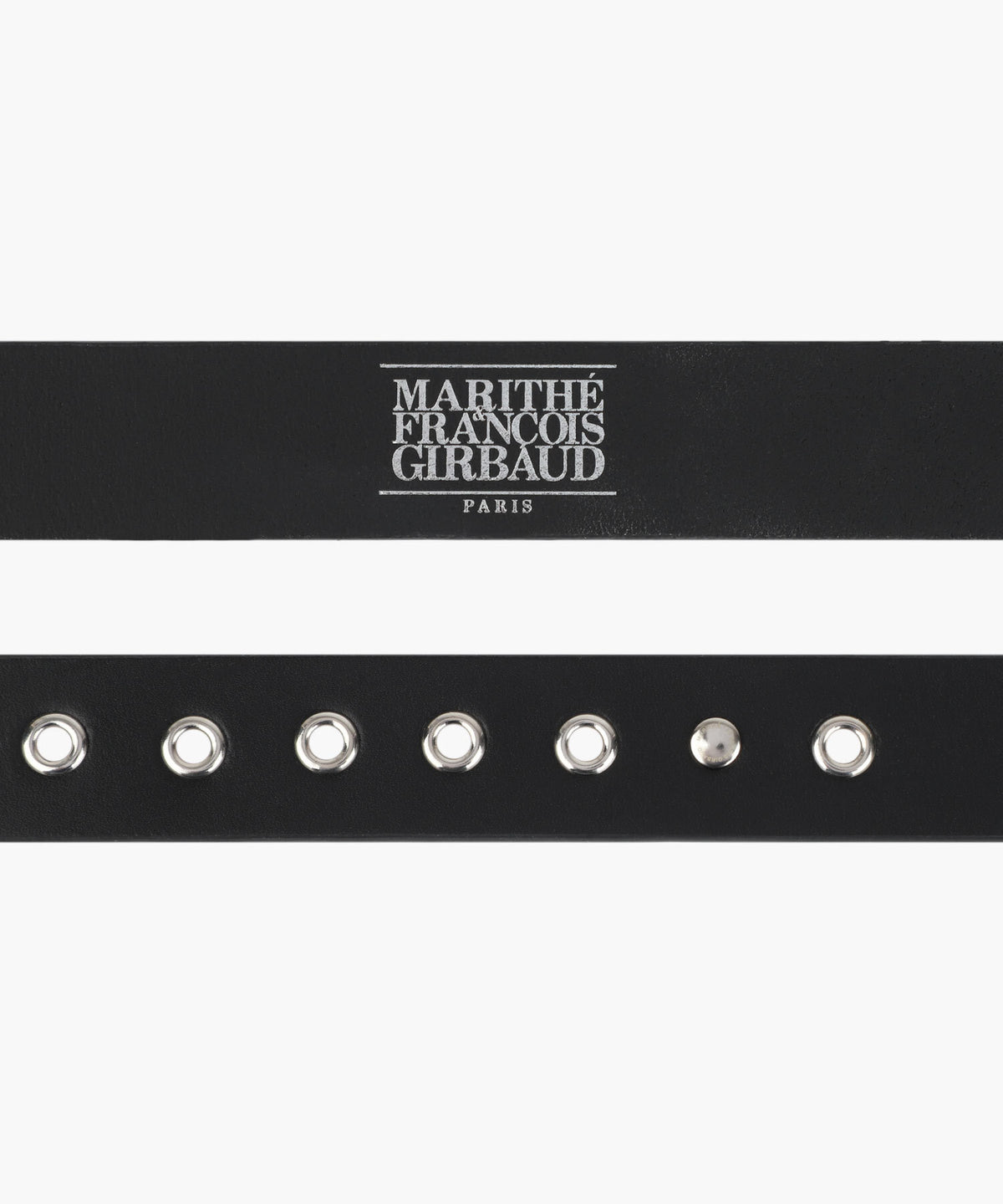 Marithe & Francois Girbaud - Eyelet Buckle Belt (Black) product image 3 | TRAB K-Fashion Australia