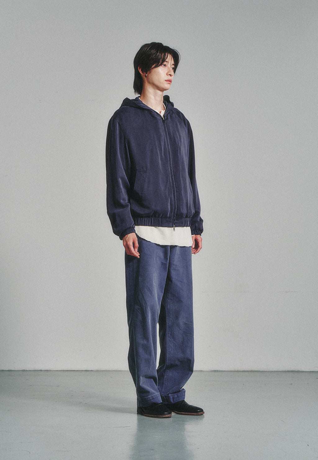 Art if acts - Cupra Hoodie Zip-up (Deep Navy) product image 3 | TRAB K-Fashion Australia