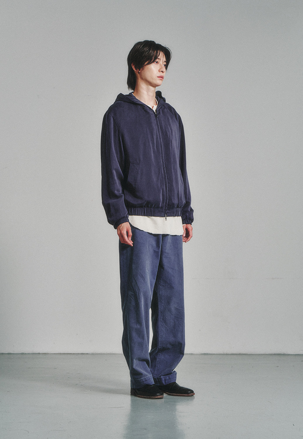 Art if acts - Cupra Hoodie Zip-up (Deep Navy) product image 3 | TRAB K-Fashion Australia