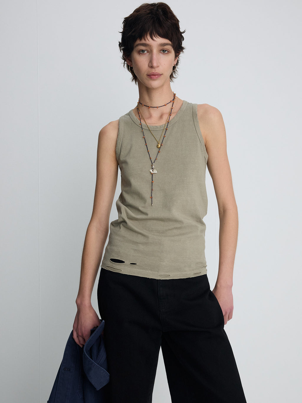 Tonywack - Raw Hem Denim Bermuda Shorts (Washed Black) product image 7 | TRAB K-Fashion Australia