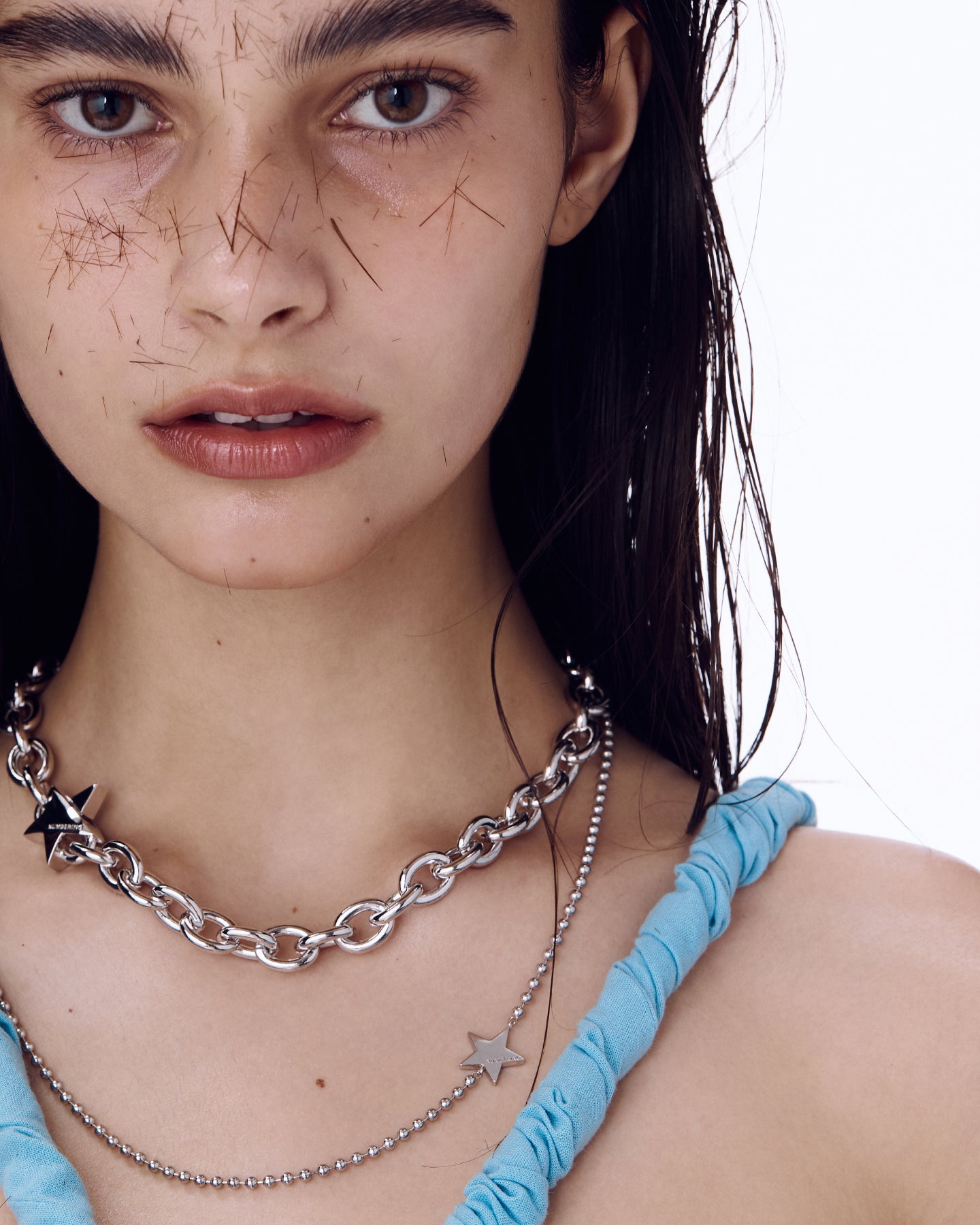 Numbering - Star Ball Chain Necklace #5776 product image 1 | TRAB K-Fashion Australia