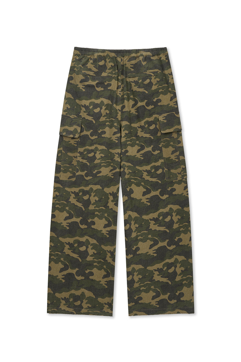 Matin Kim - Drawstring Hem Cargo Pants (Khaki) product image 3 | TRAB K-Fashion Australia