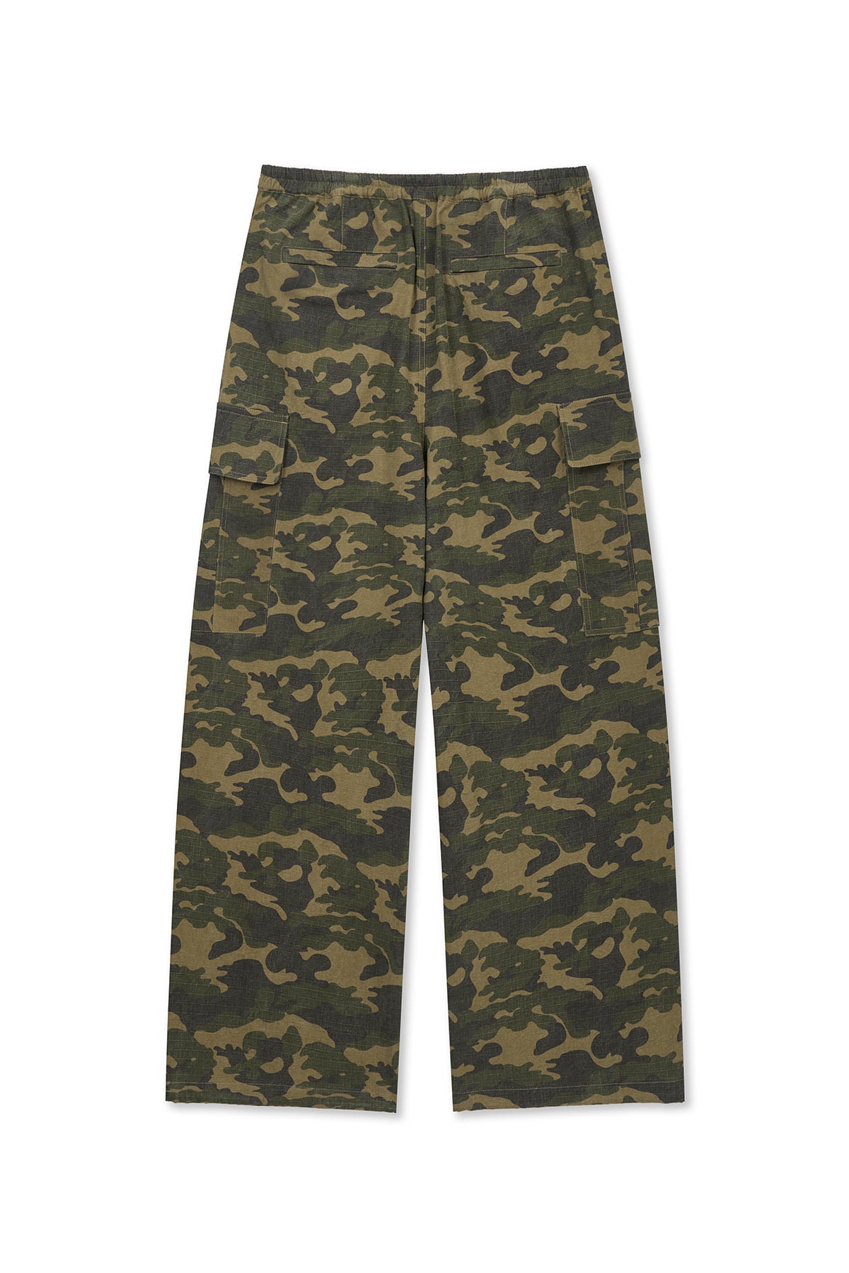 Matin Kim - Drawstring Hem Cargo Pants (Khaki) product image 3 | TRAB K-Fashion Australia