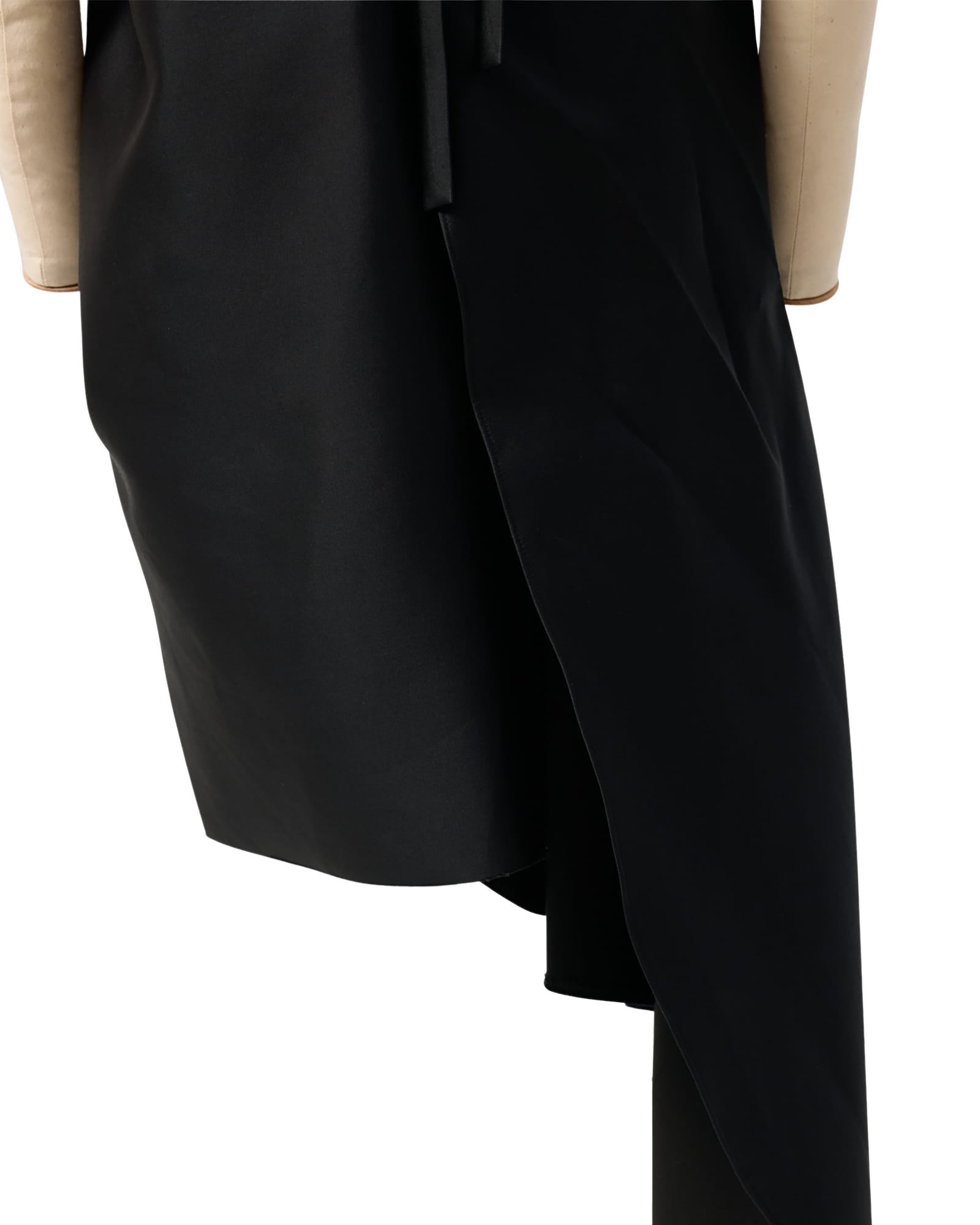 Kimhe Kim - Pearl Beads Wool-Silk Draped Apron (Black) product image 14 | TRAB K-Fashion Australia