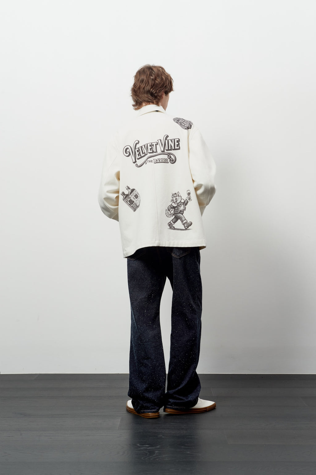 Stu - Printing Work Jacket (Cream) product image 10 | TRAB K-Fashion Australia