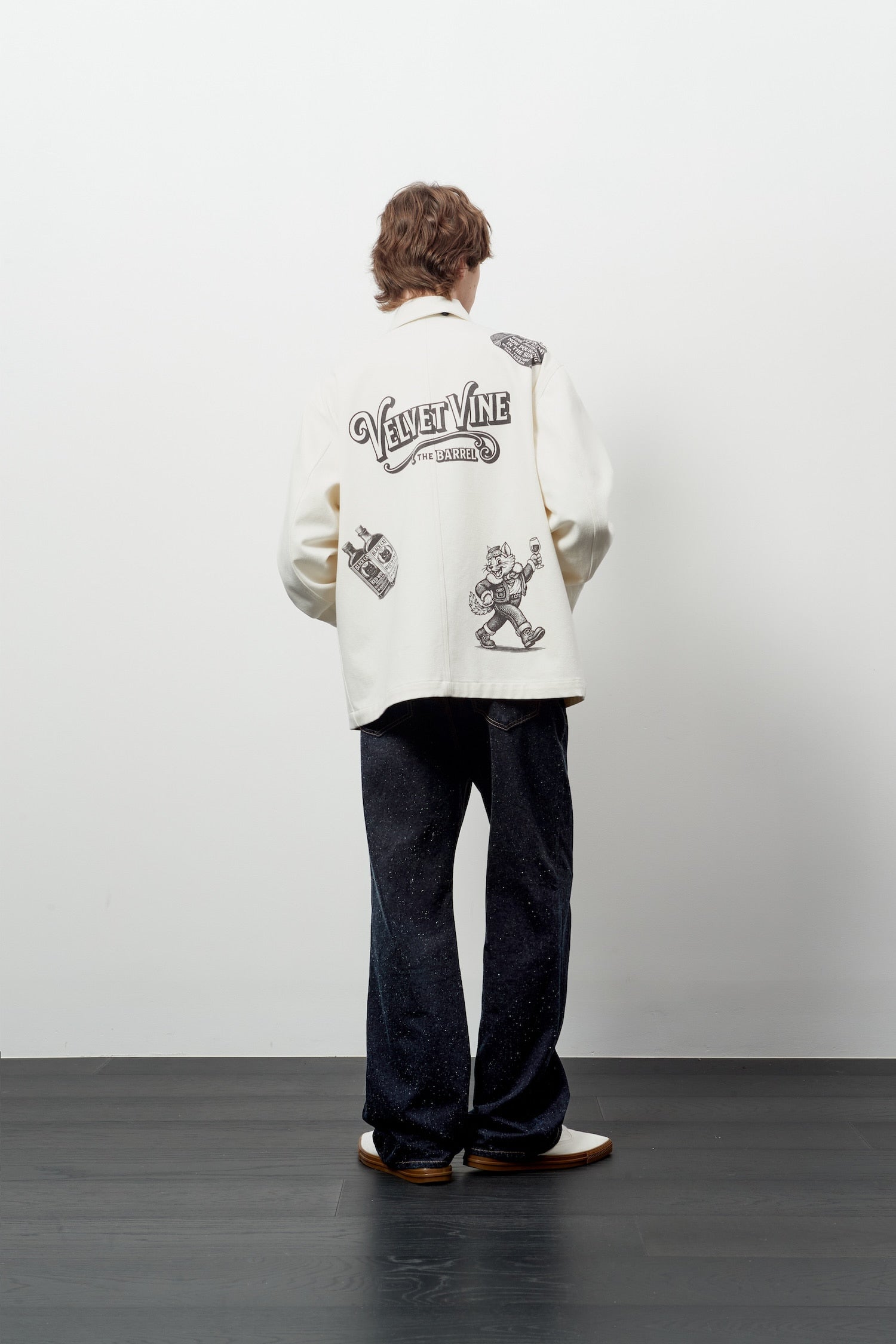 Stu - Printing Work Jacket (Cream) product image 10 | TRAB K-Fashion Australia