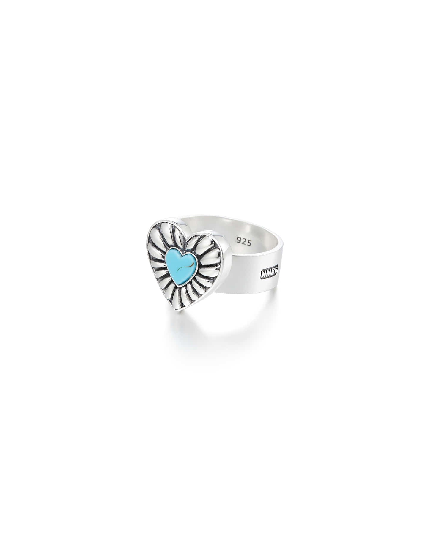 Numbering - Heart Turquoise Ring #8460 product image 4 | TRAB K-Fashion Australia