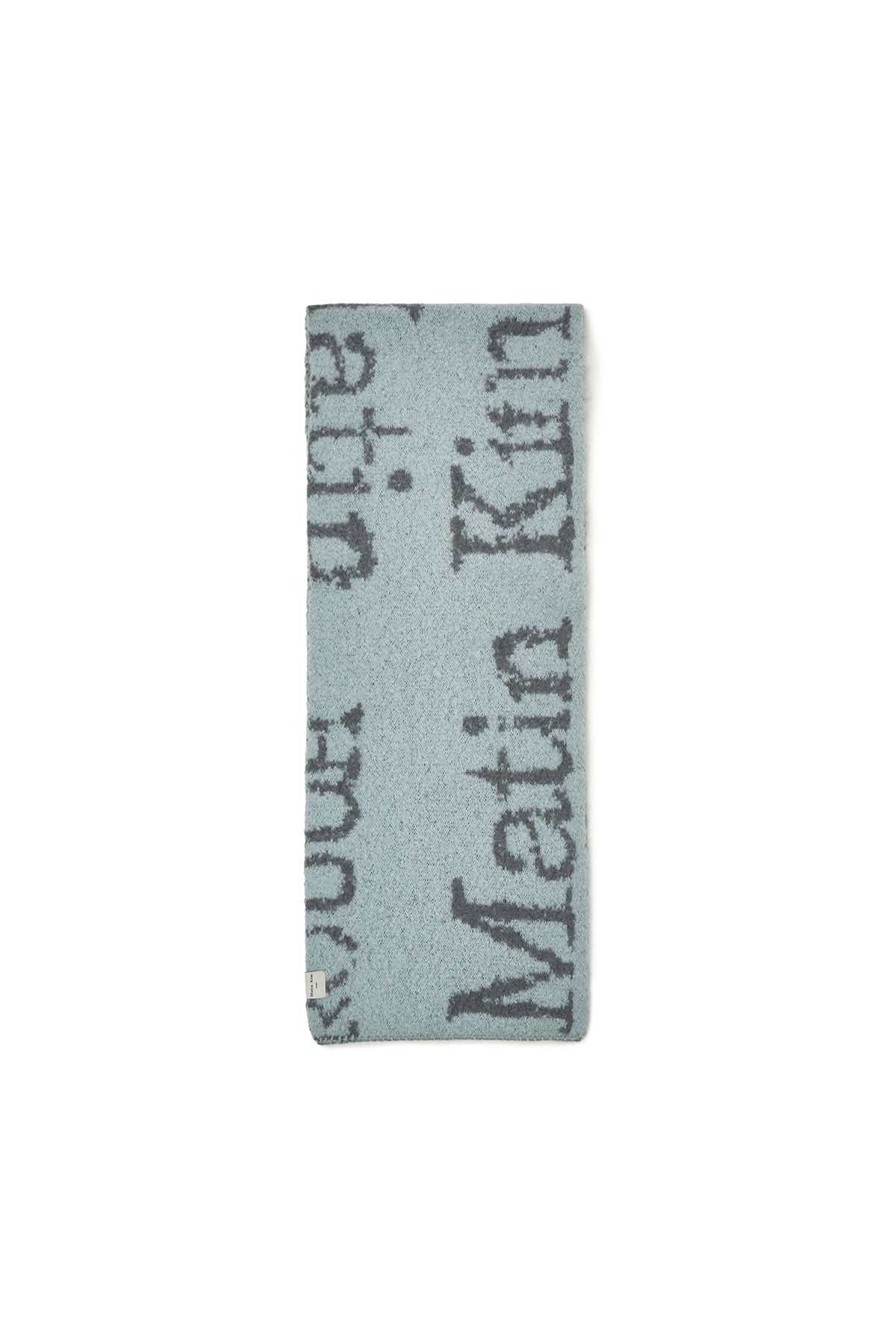 Matin Kim - Cracked Logo Muffler (Light Blue) product image 1 | TRAB K-Fashion Australia