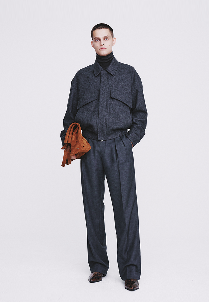 Tonywack - Virgin Wool Multi-Pocket Blouson (Dark Grey) product image 3 | TRAB K-Fashion Australia