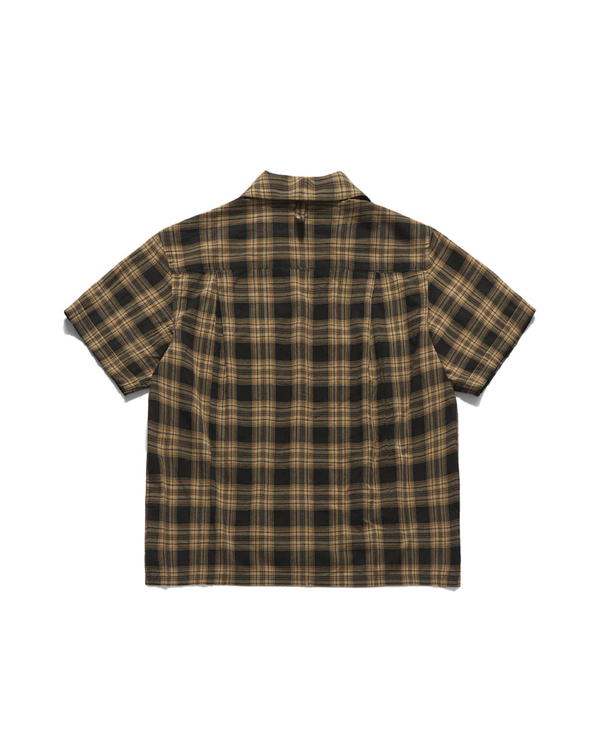 Eastlogue - Loiter Half Shirts (Orange & Charcoal Check) product image 2 | TRAB K-Fashion Australia