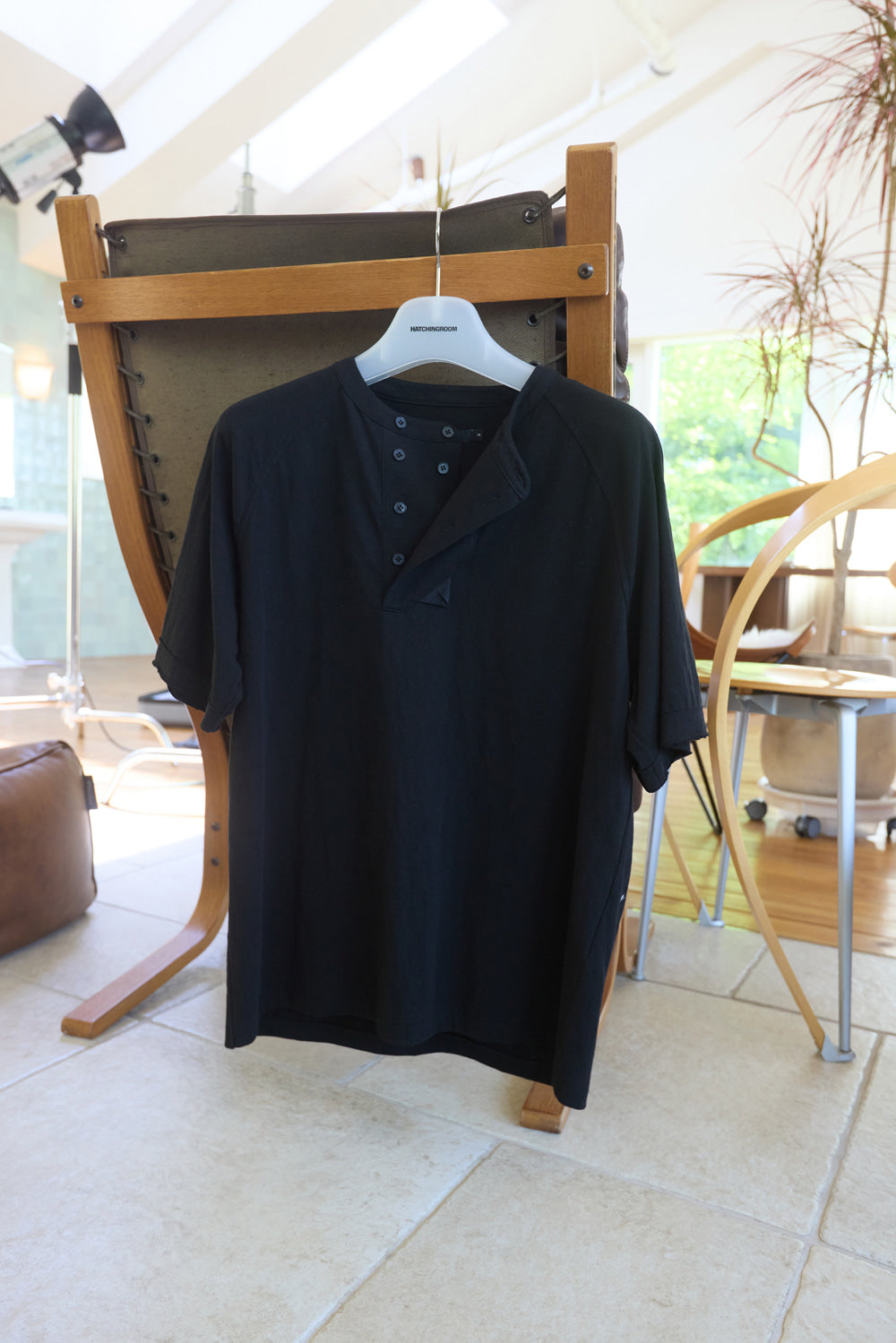 Hatchingroom - Double Breasted Tee Slub (Black) product image 7 | TRAB K-Fashion Australia