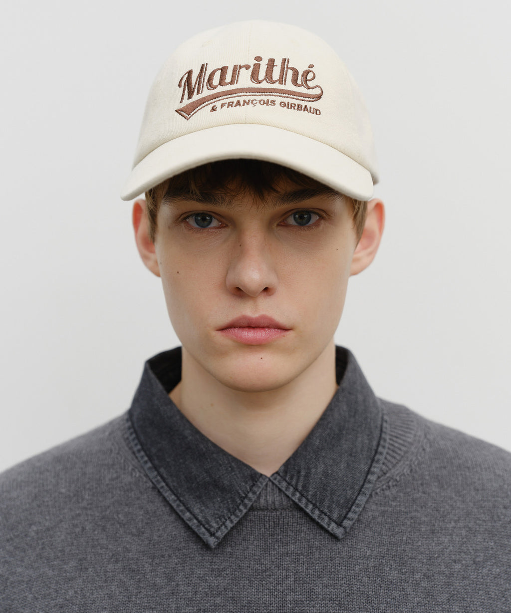 Marithe & Francois Girbaud - Vintage Baseball Graphic Cap (Ivory) product image 5 | TRAB K-Fashion Australia