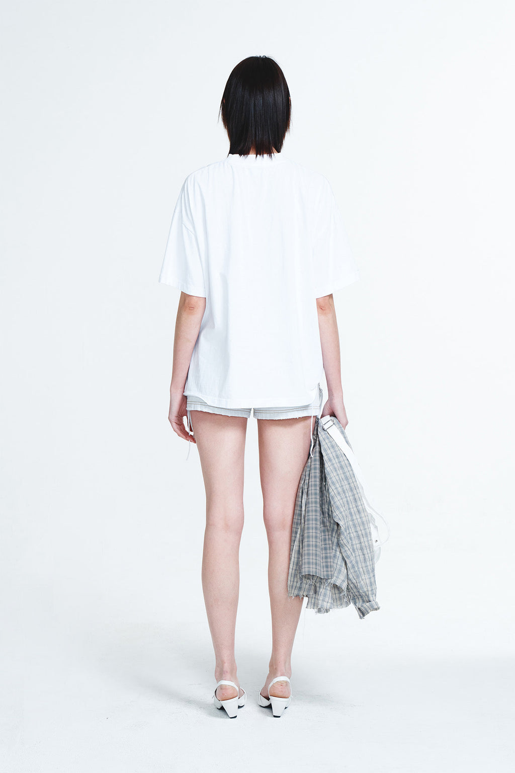 Deinet - Denim Shorts (Ice Blue) product image 3 | TRAB K-Fashion Australia