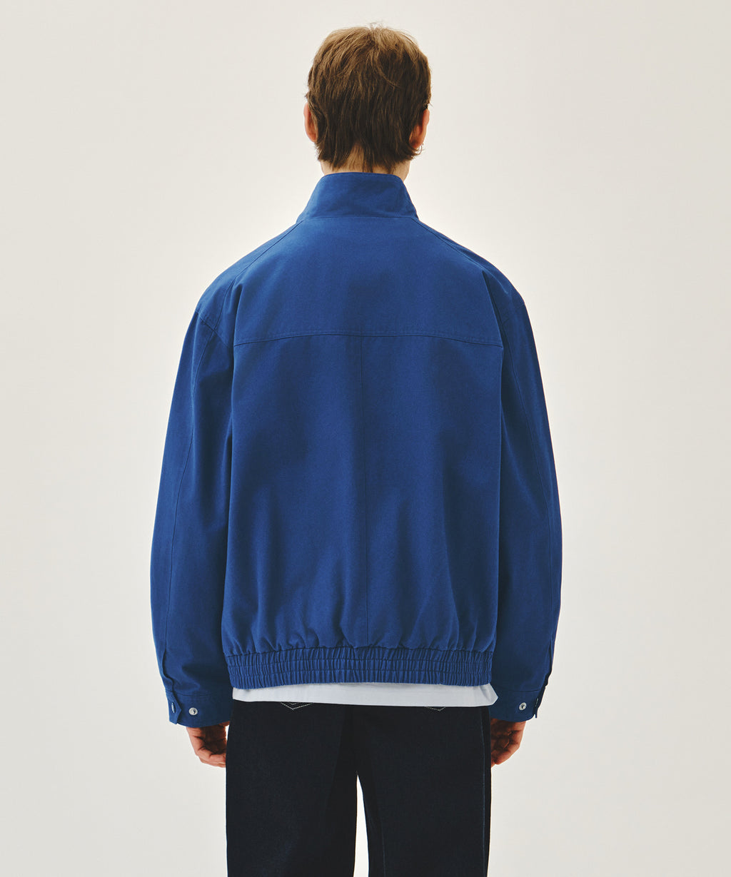Marithe & Francois Girbaud - Basic Harrington Jacket (Blue) product image 3 | TRAB K-Fashion Australia