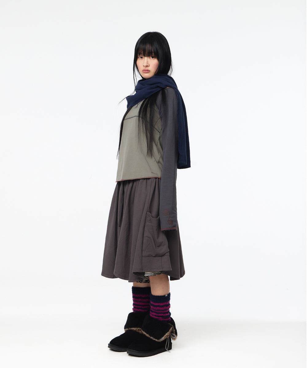 Coyseio - Two-Tone Reversible Muffler (Navy) product image 9 | TRAB K-Fashion Australia