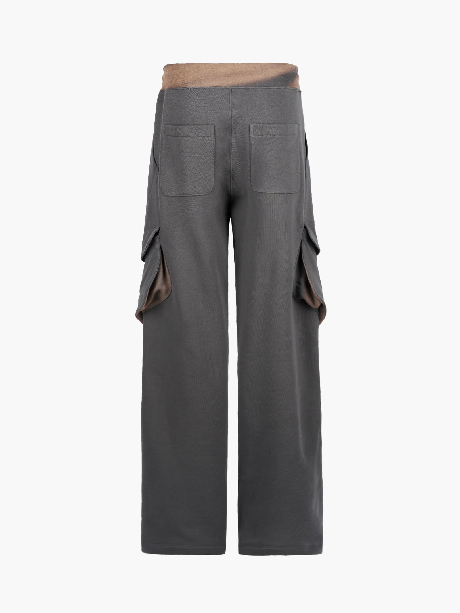 Jiyong Kim - Sun-Bleached Draped Pocket Sweatpants (Grey) product image 6 | TRAB K-Fashion Australia