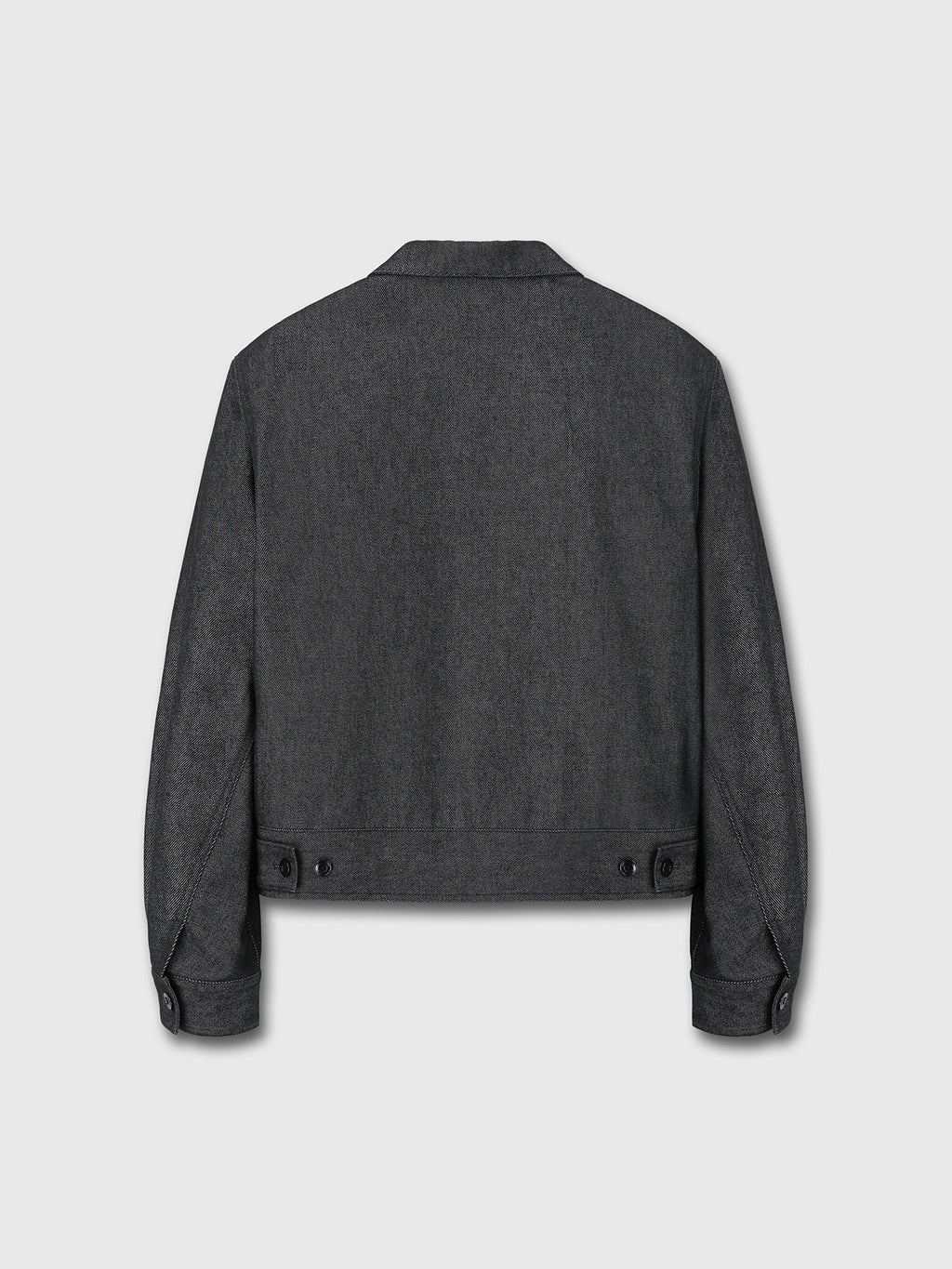 Tonywack - Hidden Button Denim Blouson (Charcoal Indigo) product image 9 | TRAB K-Fashion Australia