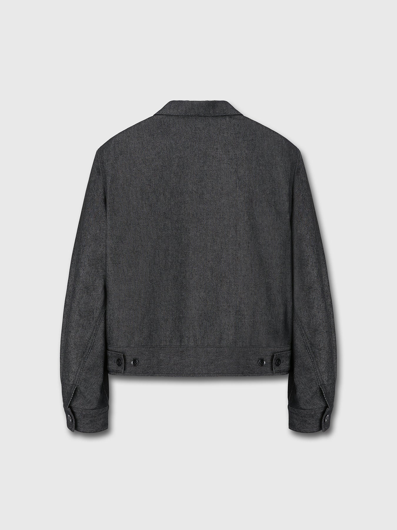 Tonywack - Hidden Button Denim Blouson (Charcoal Indigo) product image 9 | TRAB K-Fashion Australia