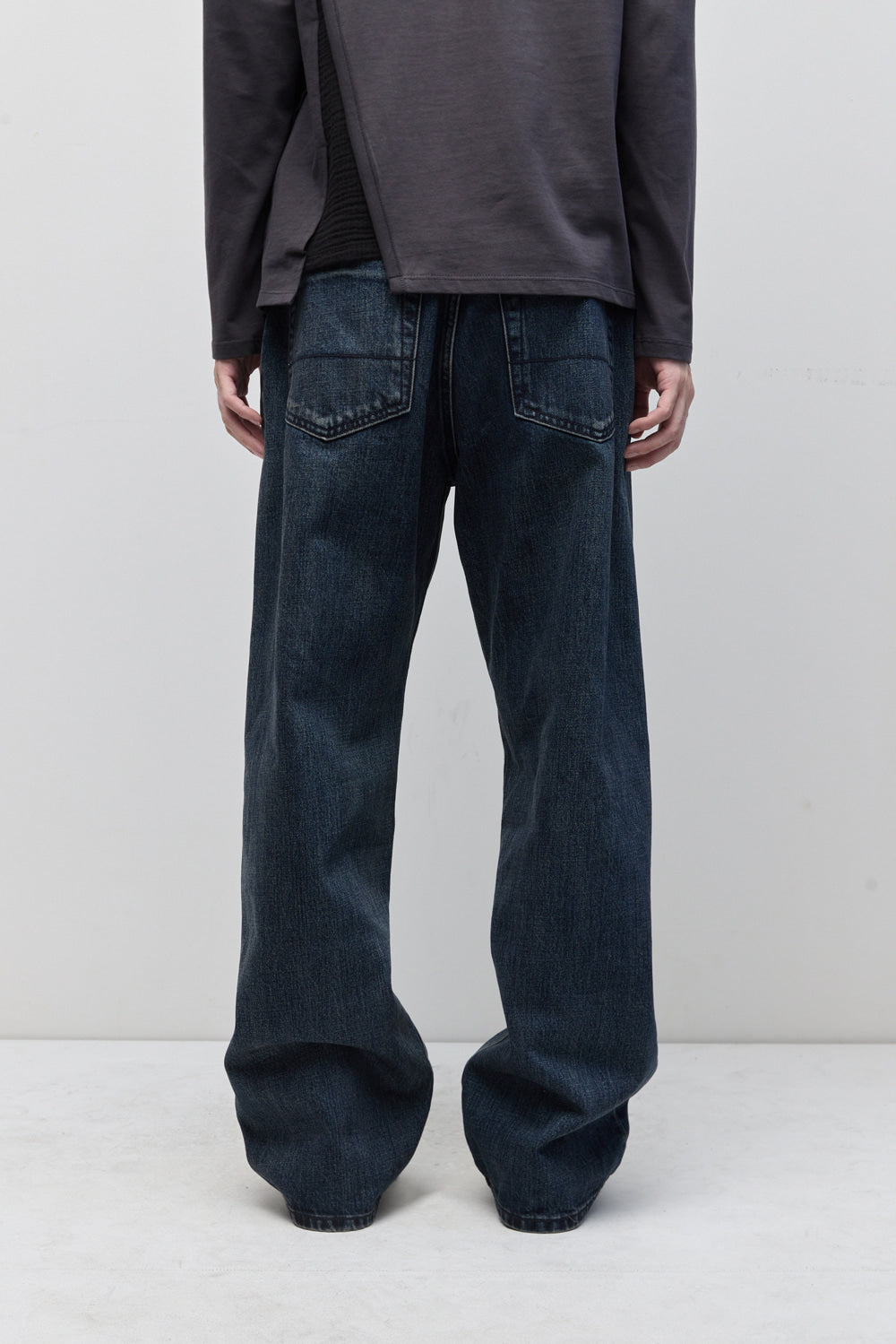 Hatchingroom - Regular Selvedge Jeans (Dark Blue) product image 15 | TRAB K-Fashion Australia