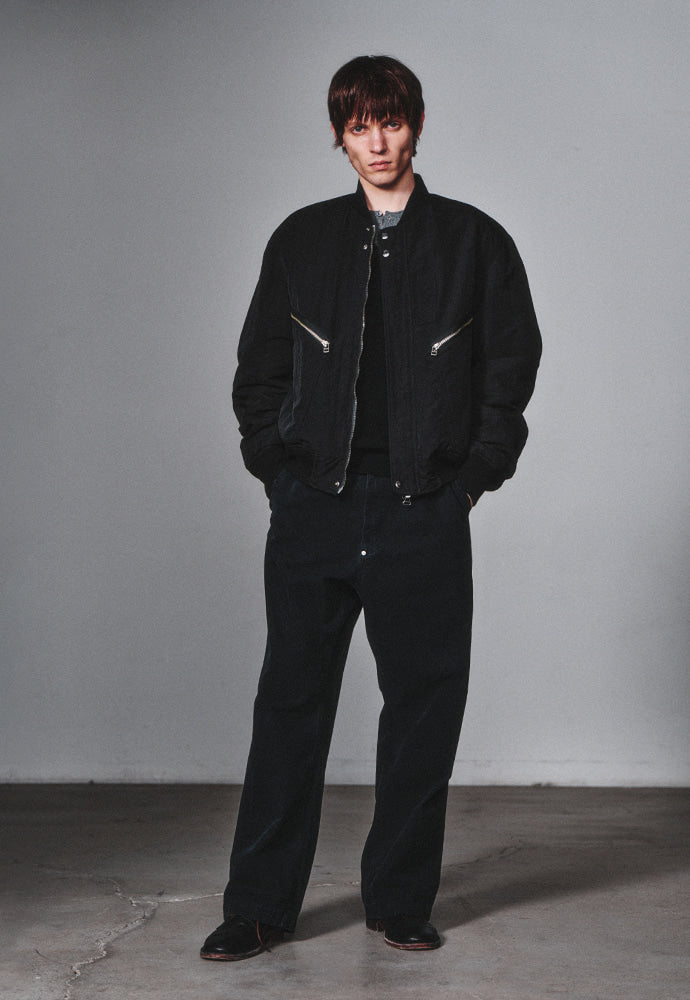 Art if acts - Garment-Dyed MA-1 (Black) product image 5 | TRAB K-Fashion Australia