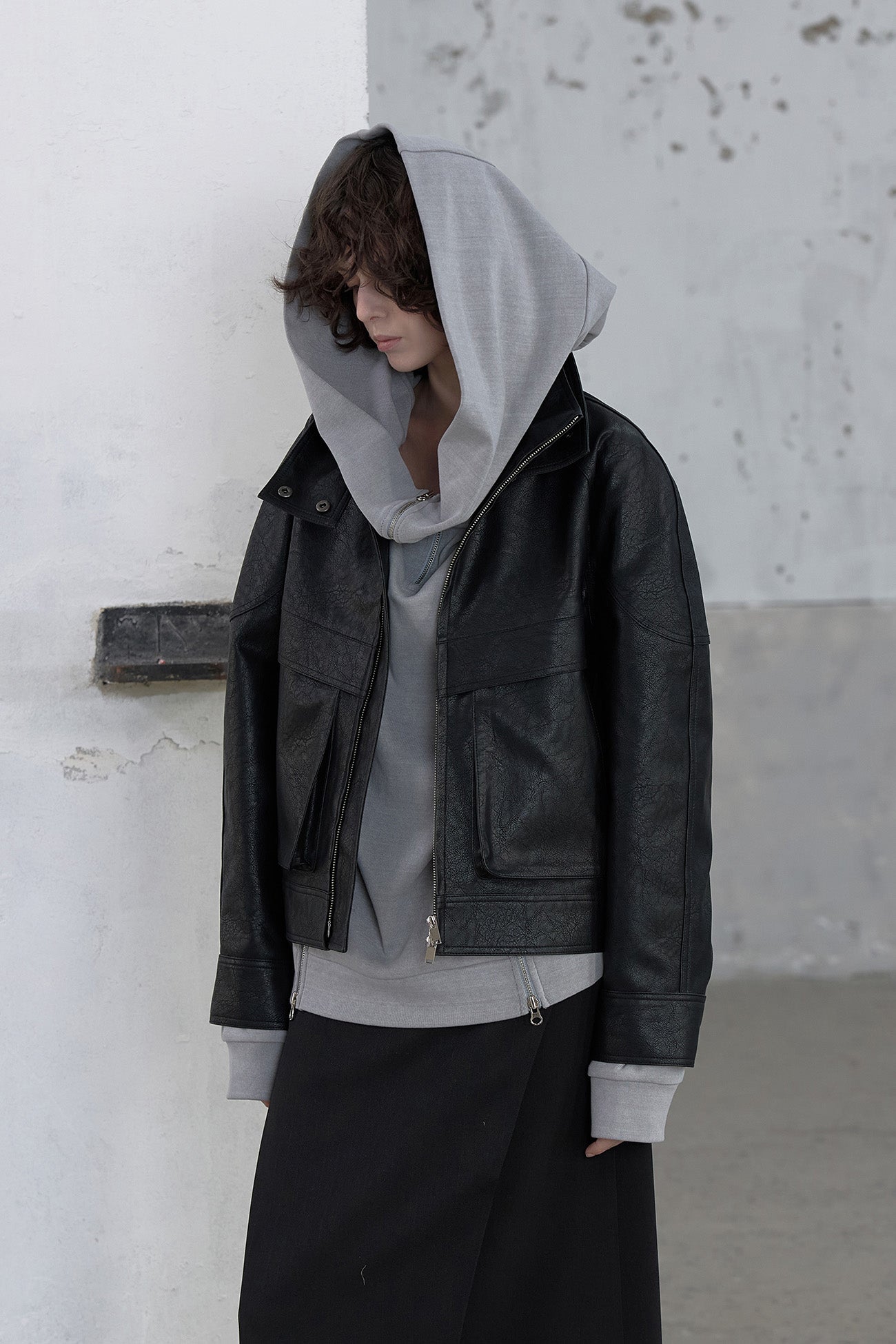 Deinet - Construct Panel Jacket (Black) product image 6 | TRAB K-Fashion Australia