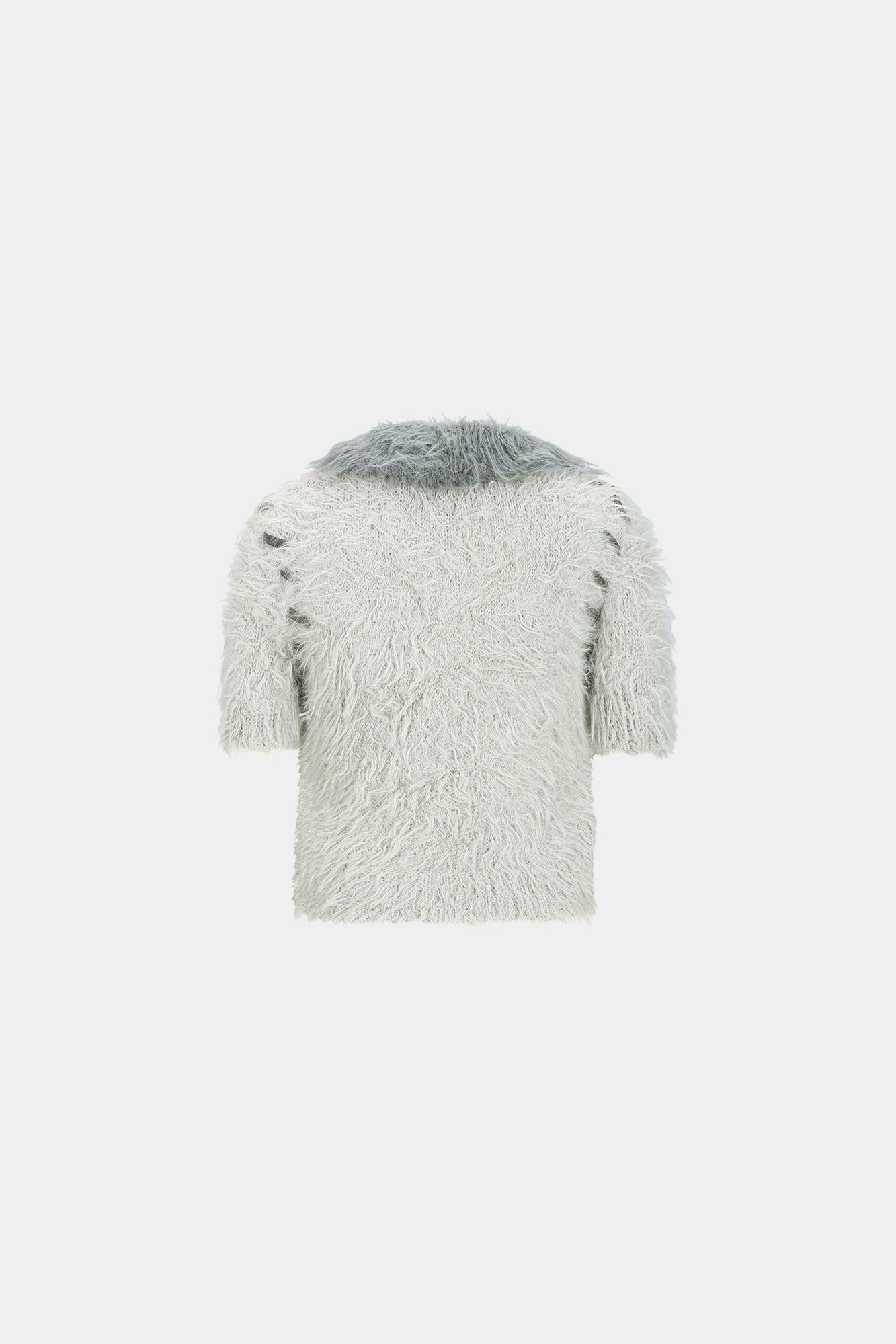 Andersson Bell - Bear Knit Polo Top (Grey) product image 7 | TRAB K-Fashion Australia
