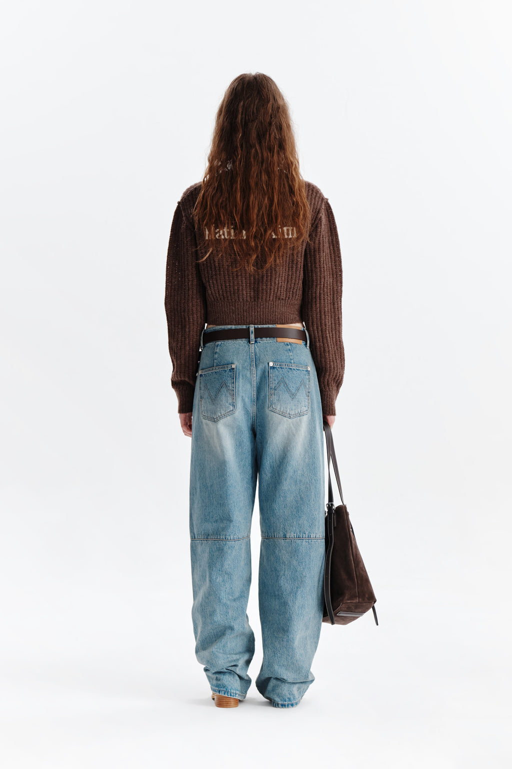 Matin Kim - Side Washed Denim Pants (Blue) product image 7 | TRAB K-Fashion Australia