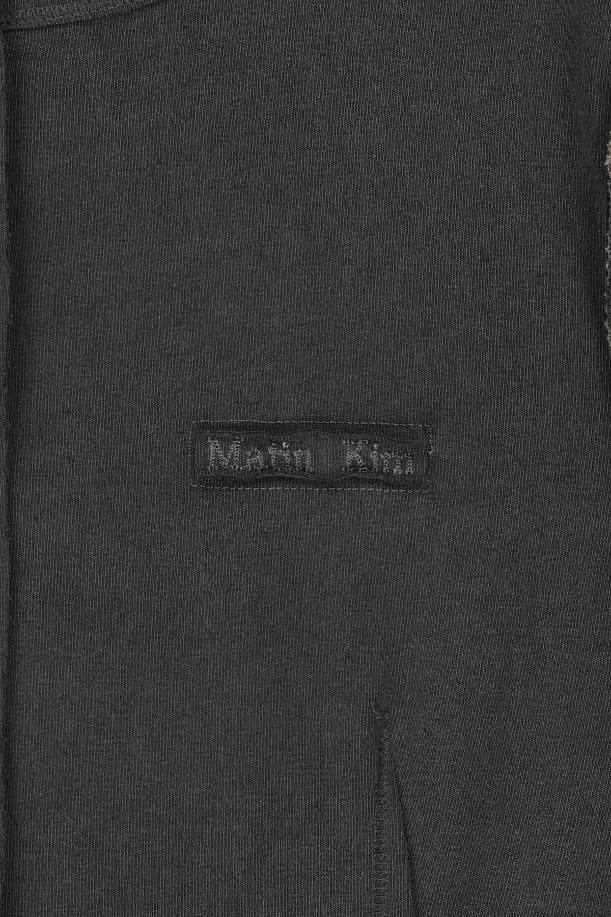 Matin Kim - Faded Color Block Layered Button Top (Charcoal) product image 5 | TRAB K-Fashion Australia