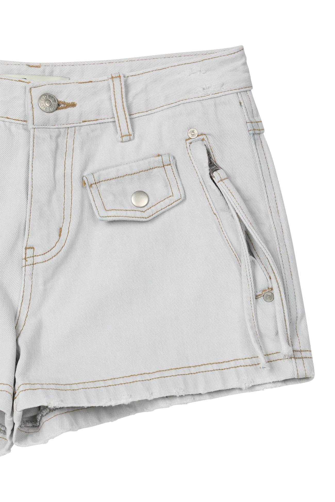 Deinet - Denim Shorts (Ice Blue) product image 13 | TRAB K-Fashion Australia