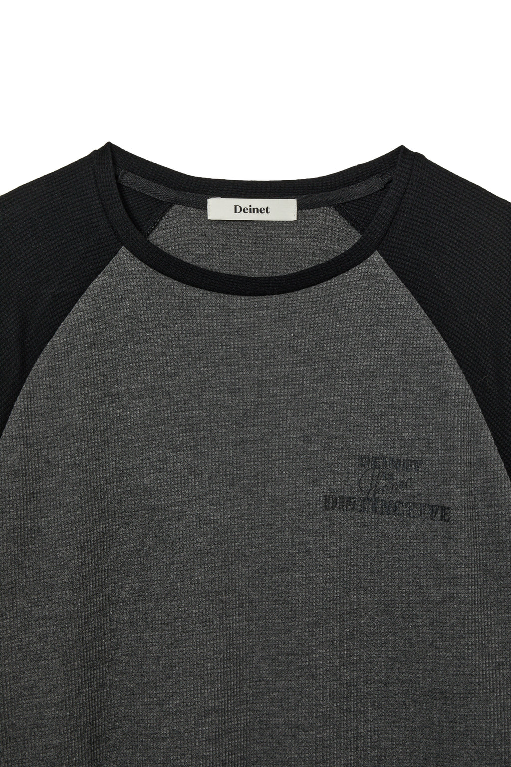 Deinet - Waffle Raglan Long Sleeve (Charcoal) product image 3 | TRAB K-Fashion Australia
