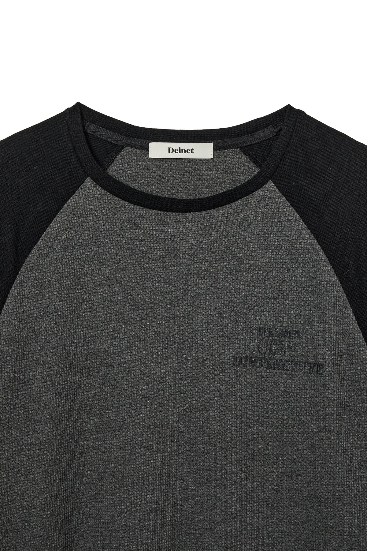 Deinet - Waffle Raglan Long Sleeve (Charcoal) product image 3 | TRAB K-Fashion Australia