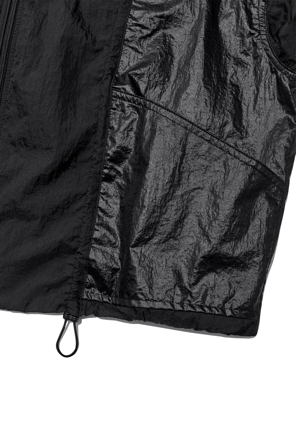 Matin Kim - Hoody Point Crop Light Windbreaker (Black) product image 4 | TRAB K-Fashion Australia