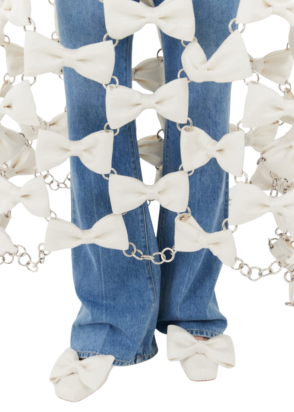 Kimhe Kim - Monroe Ribbon Chain Long Dress (White) product image 5 | TRAB K-Fashion Australia
