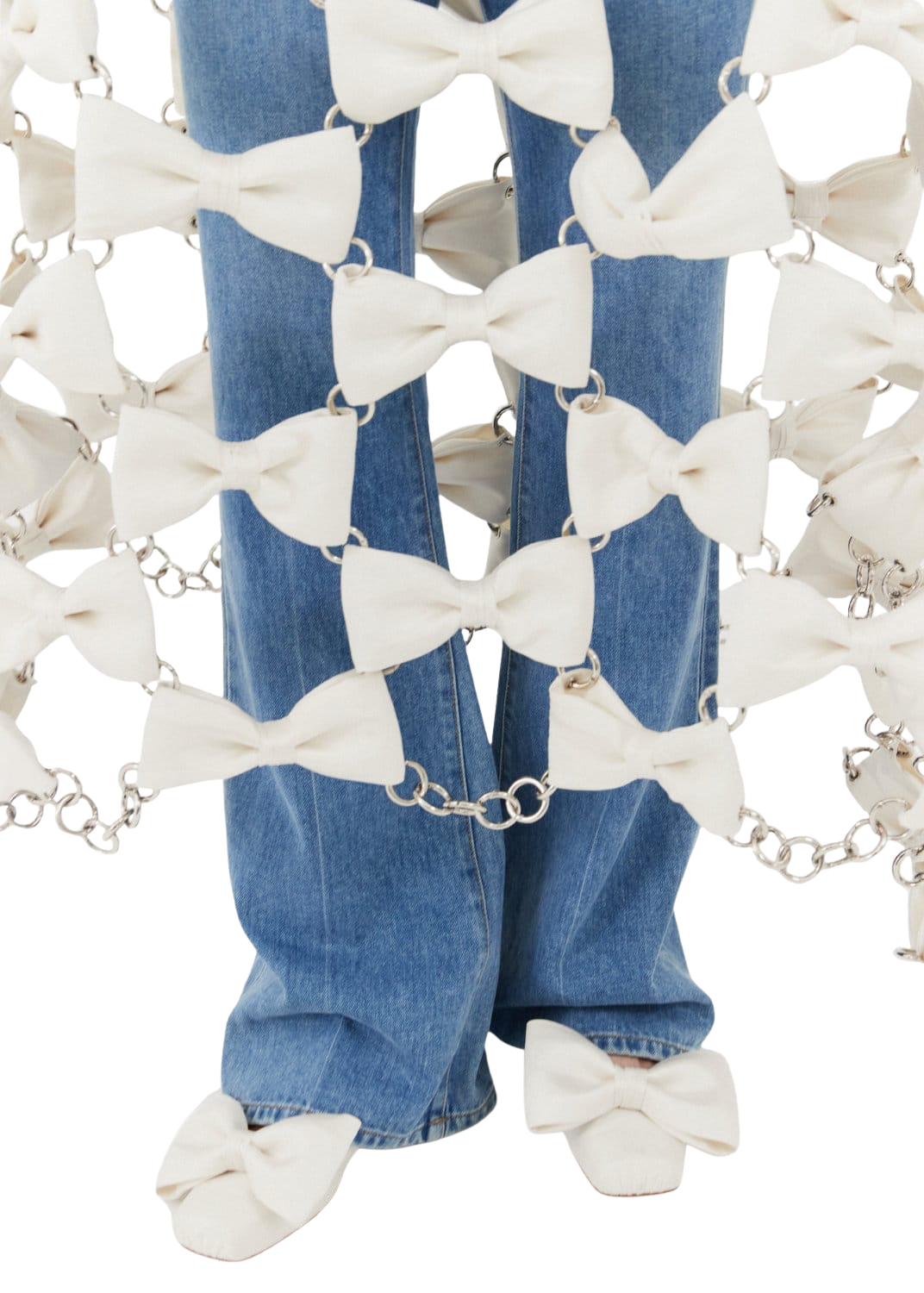 Kimhe Kim - Monroe Ribbon Chain Long Dress (White) product image 5 | TRAB K-Fashion Australia