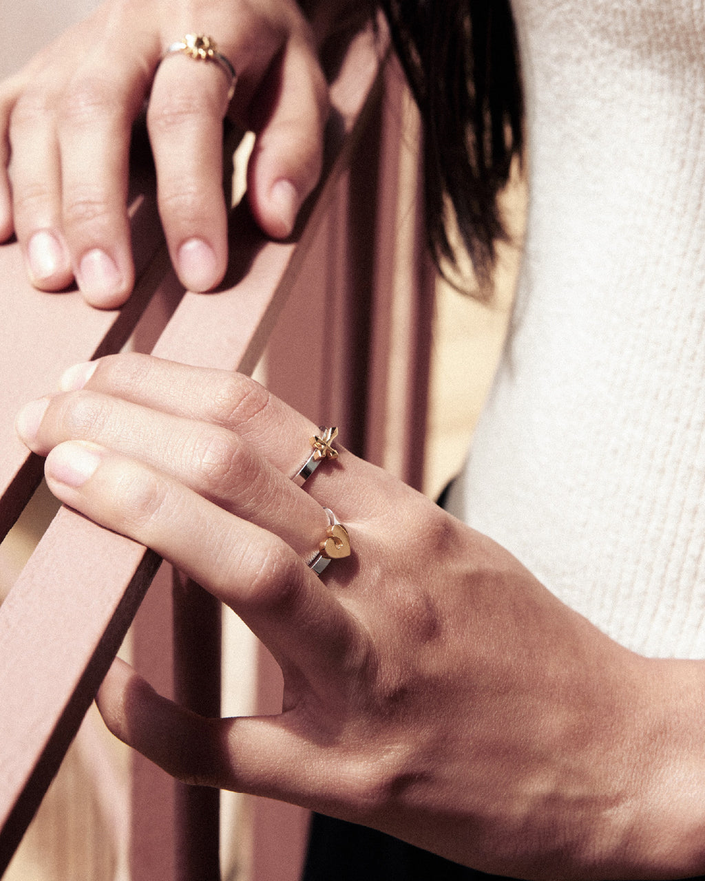 Numbering - Heart Stackable Ring #8504 product image 5 | TRAB K-Fashion Australia