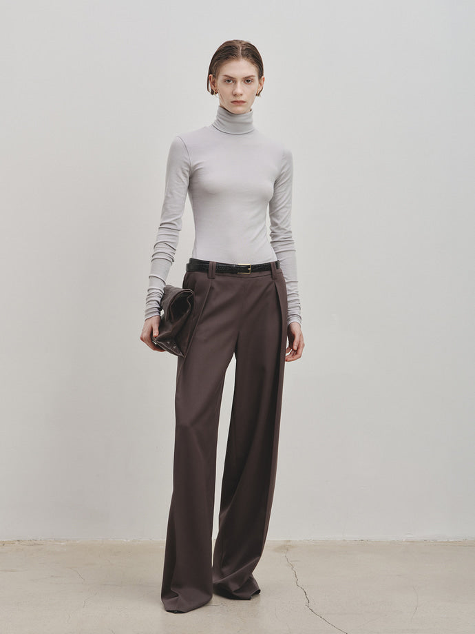 Tonywack - Slim-Fit Turtleneck (Light Grey) product image 1 | TRAB K-Fashion Australia