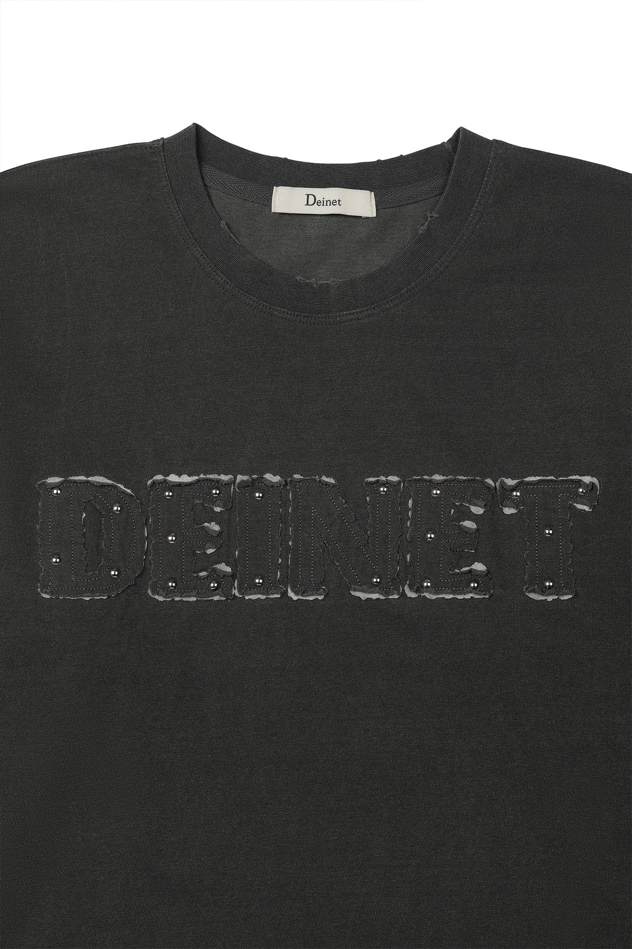 Deinet - Applique Layered T-Shirt (Dark Grey) product image 9 | TRAB K-Fashion Australia